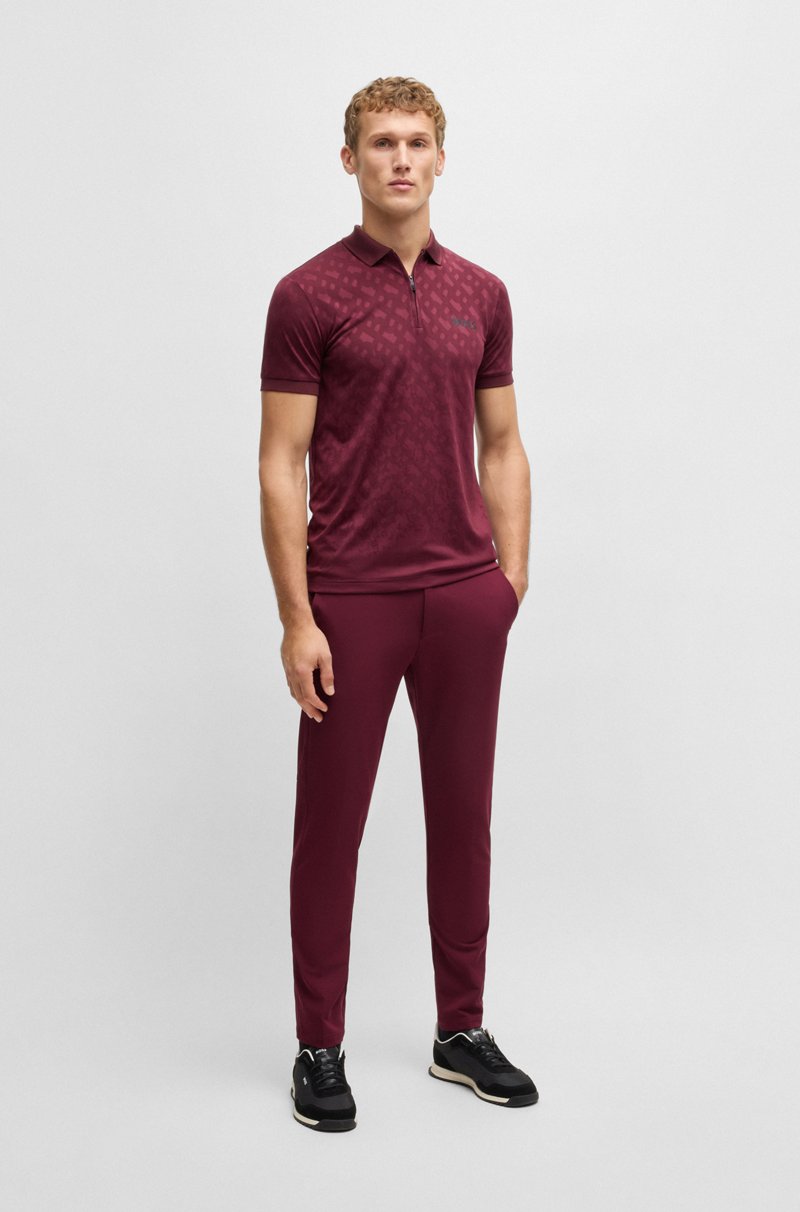 Hugo Boss Pantalones slim fit de tejido elástico repelente al agua Rebajas de fábrica
