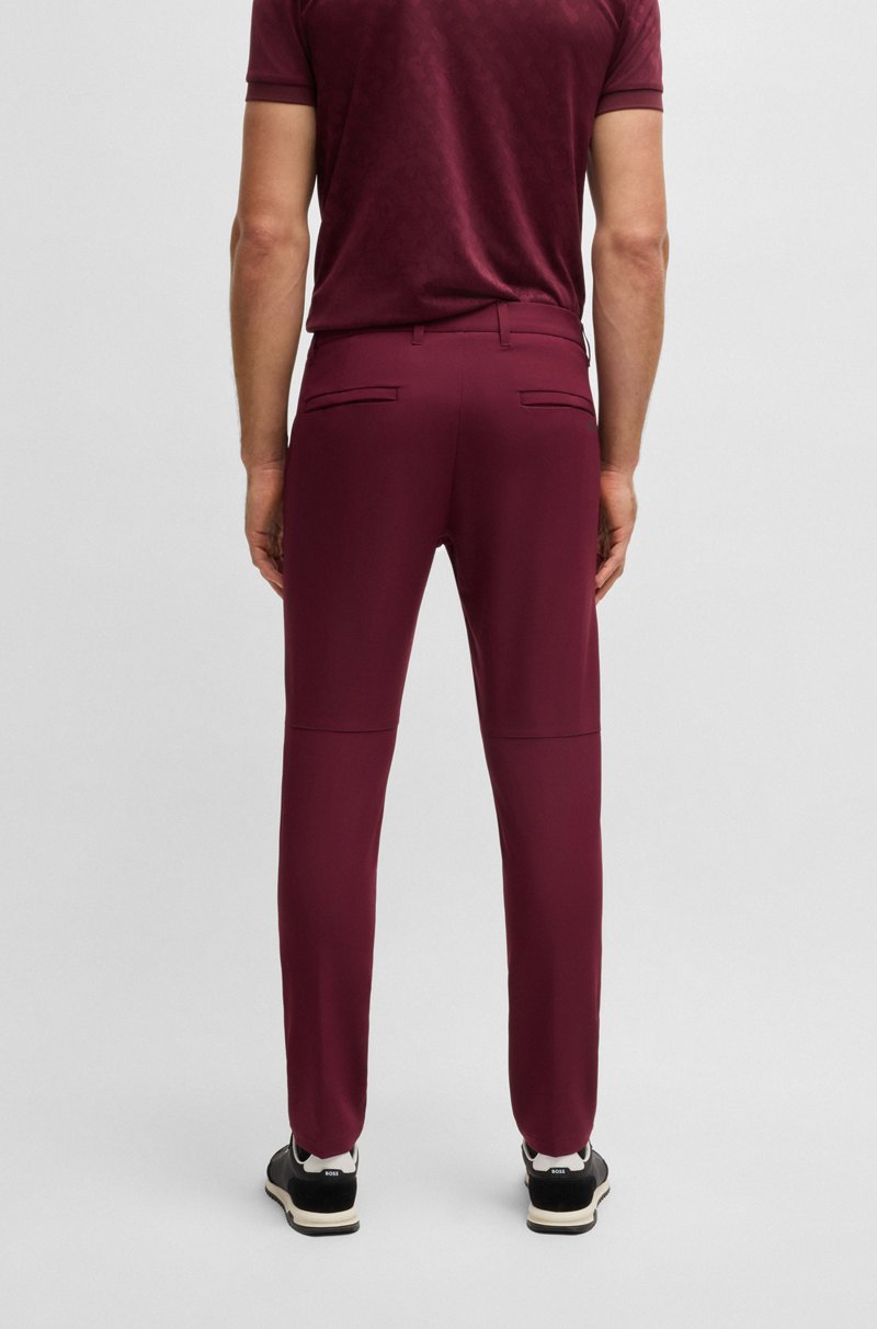 Hugo Boss Pantalones slim fit de tejido elástico repelente al agua Rebajas de fábrica