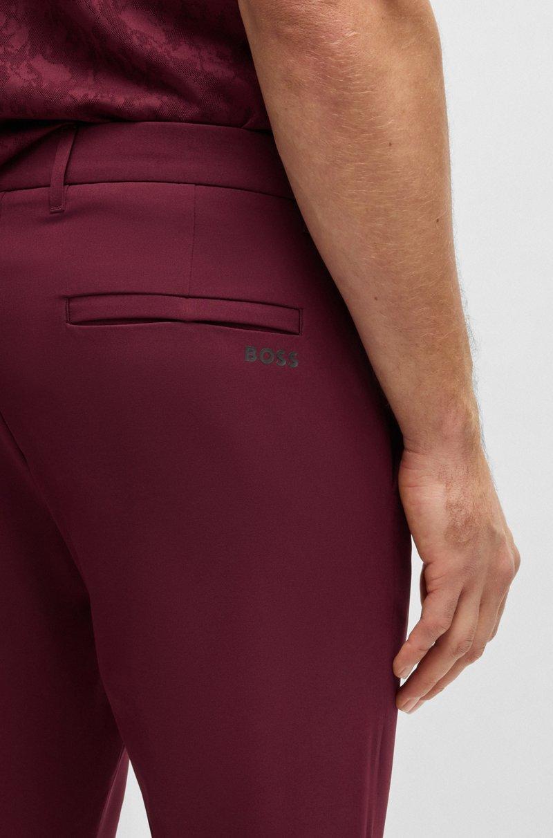 Hugo Boss Pantalones slim fit de tejido elástico repelente al agua Rebajas de fábrica