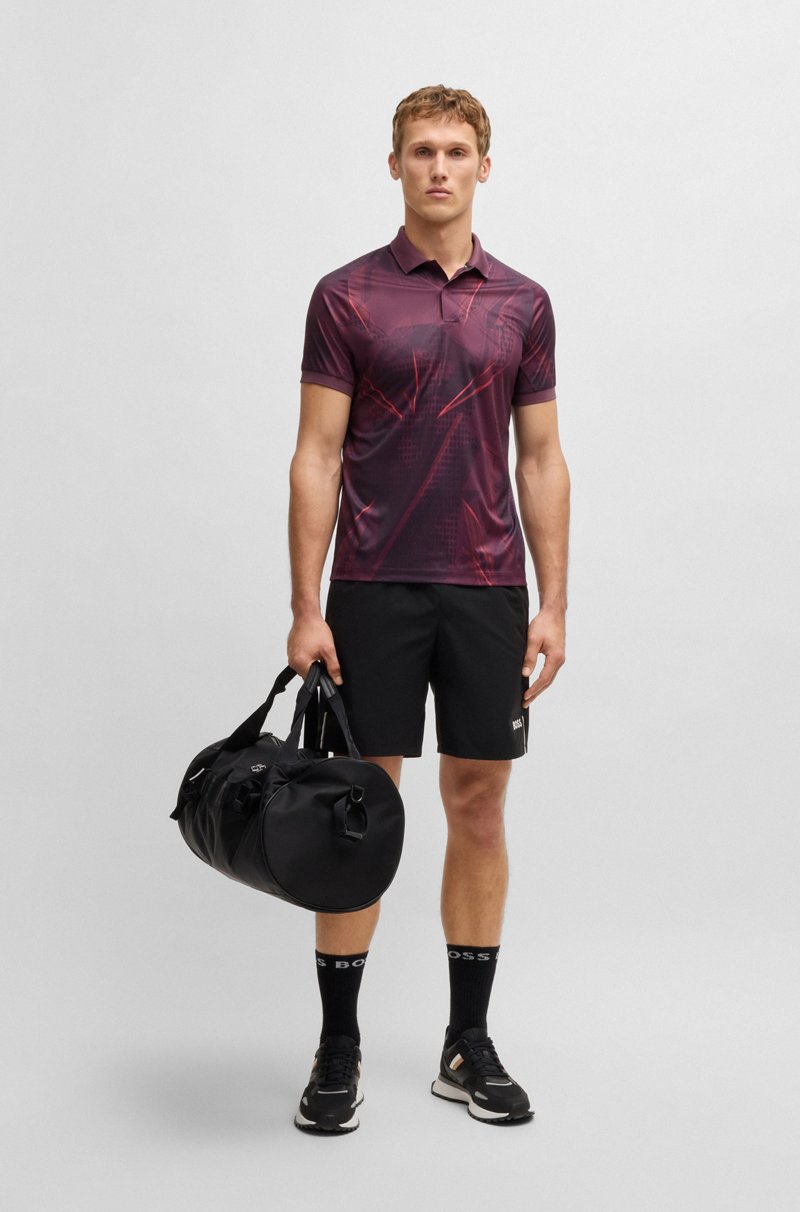 Hugo Boss Polo Active Paddy con estampado gráfico y protección UV Los más vendidos