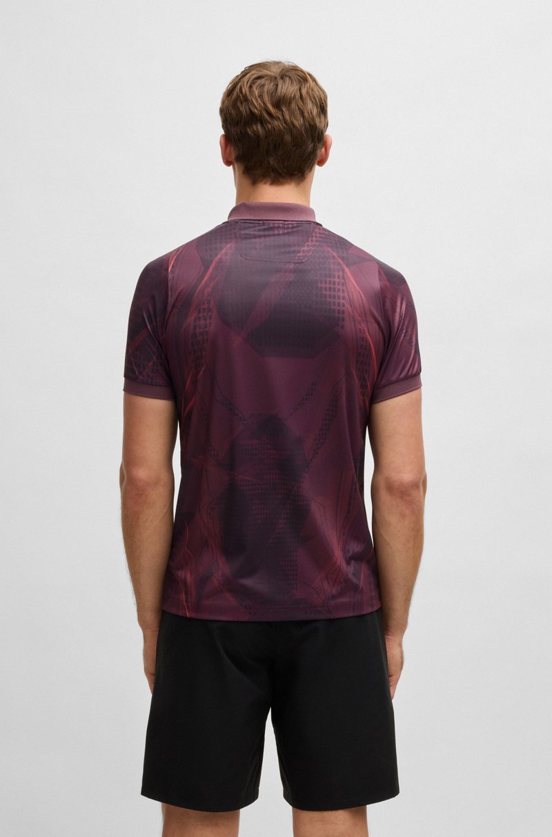 Hugo Boss Polo Active Paddy con estampado gráfico y protección UV Los más vendidos