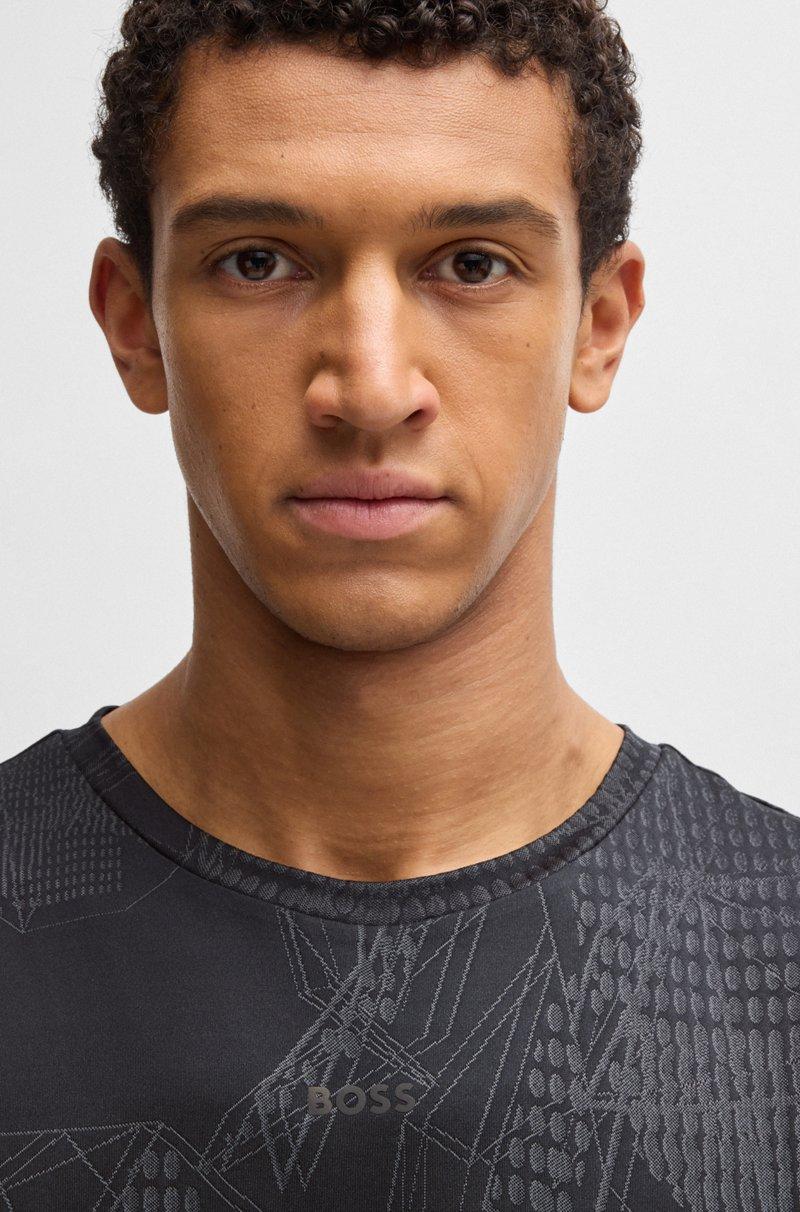 Hugo Boss Camiseta activa sin mangas en tejido elástico en jacquard Envío gratis