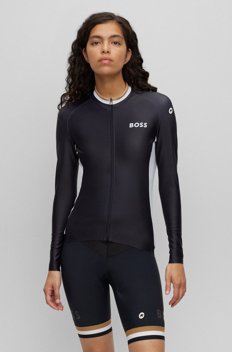 Hugo Boss Camiseta BOSS x ASSOS de punto con cremallera y tres bolsillos traseros ÚLTIMAS EDICIONES
