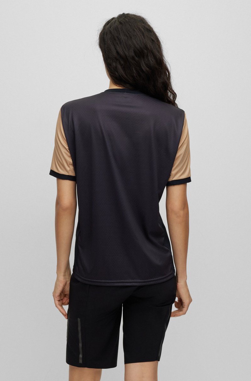 Hugo Boss Camiseta BOSS x ASSOS de punto regular fit con protección UPF35 y detalle de la marca Últimos 2 días