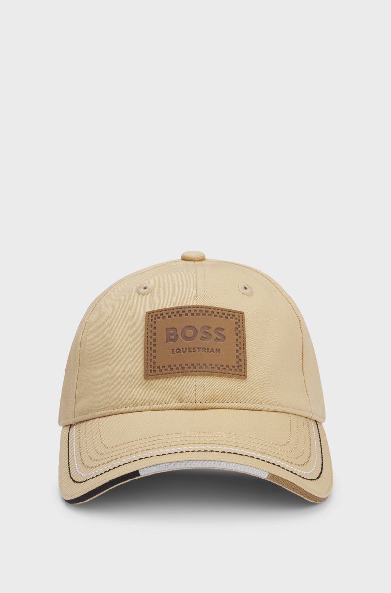 Hugo Boss Gorra para equitación con parche con logo de inspiración retro Grandes descuentos