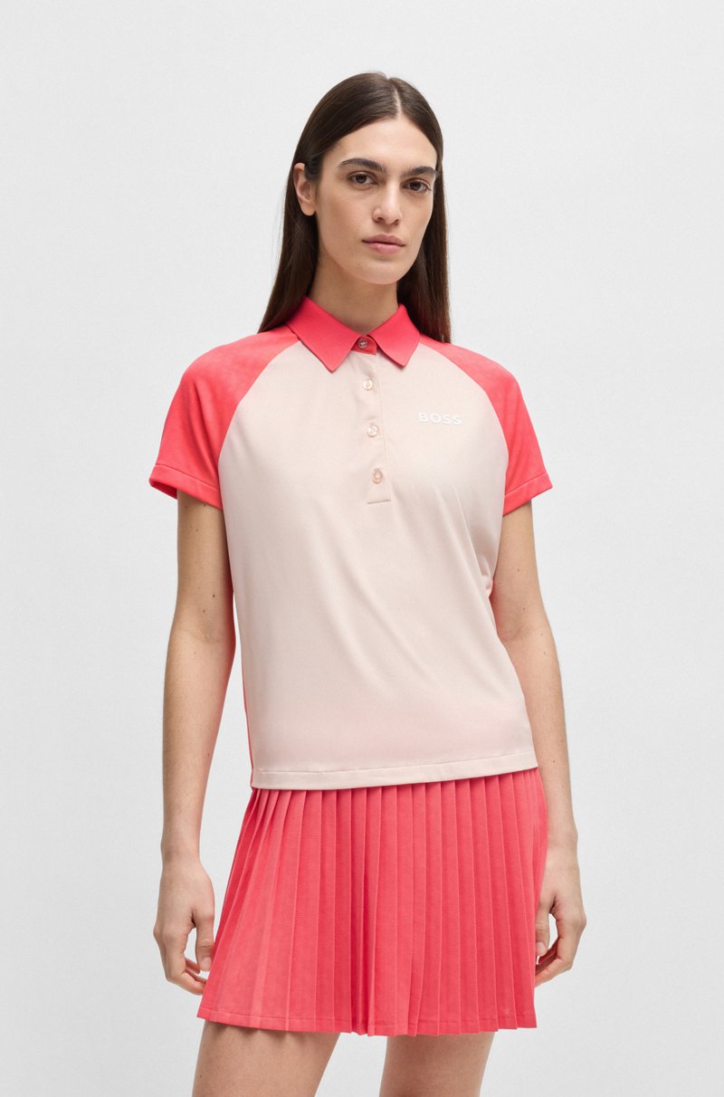 Hugo Boss Polo con bloques de color y detalle de logo