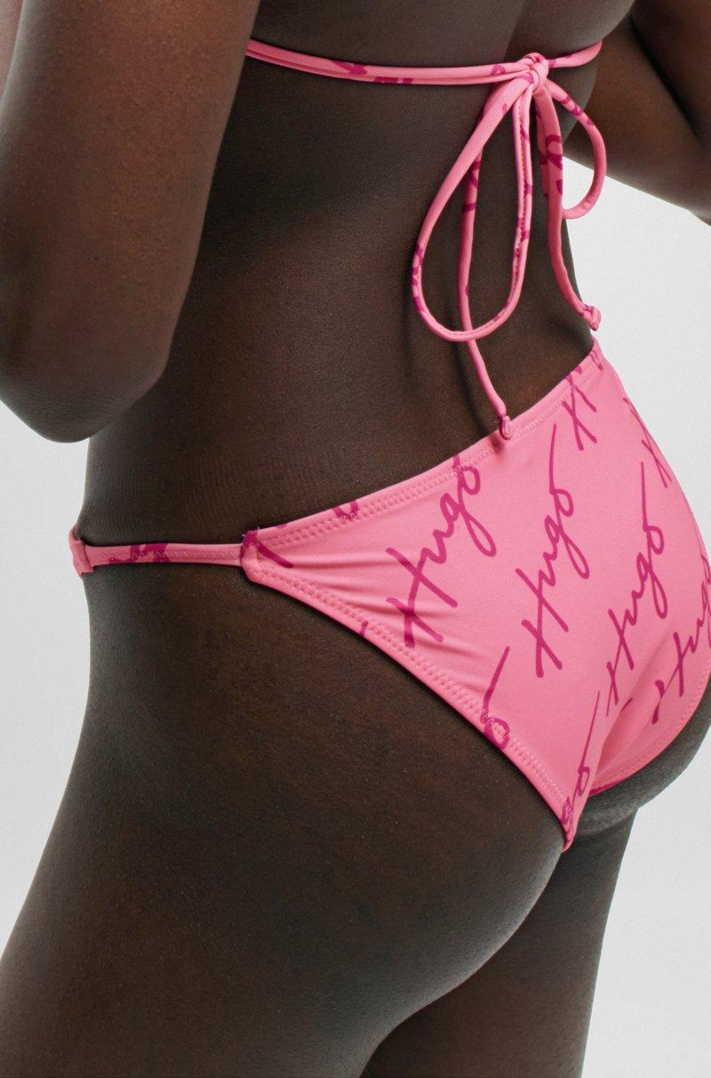 Hugo Boss Braguita de bikini de secado rápido con logos caligrafiados Ahorra y exporta