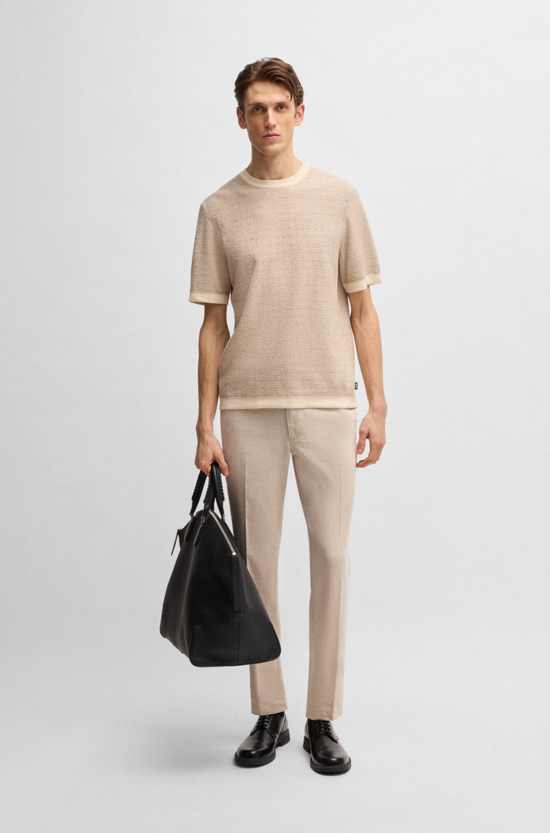 Hugo Boss Camiseta relaxed fit de jacquard Devoluciones gratuitas