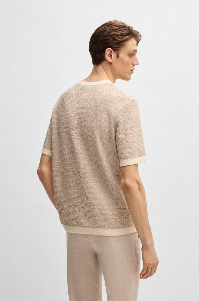 Hugo Boss Camiseta relaxed fit de jacquard Devoluciones gratuitas
