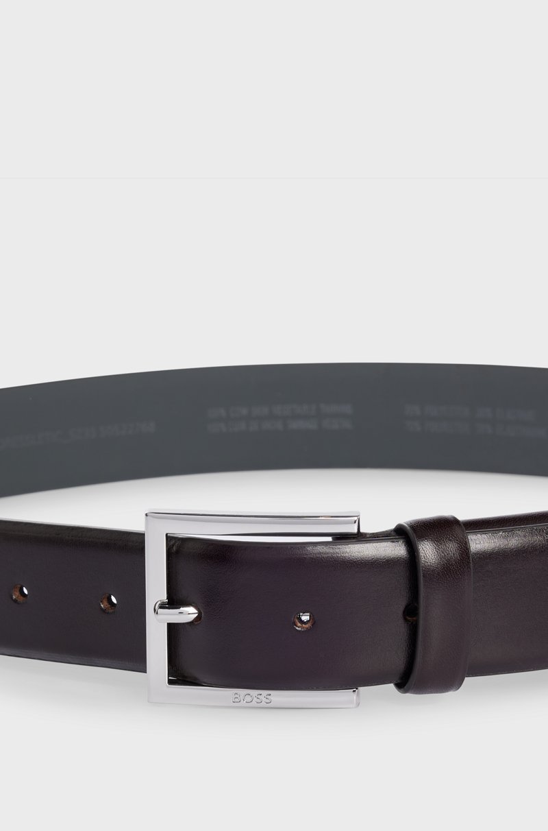 Hugo Boss Cinturón de piel Dressletic con sección elástica oculta En línea