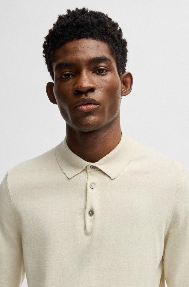 Hugo Boss Jersey estilo polo regular fit en punto de algodón Outlet