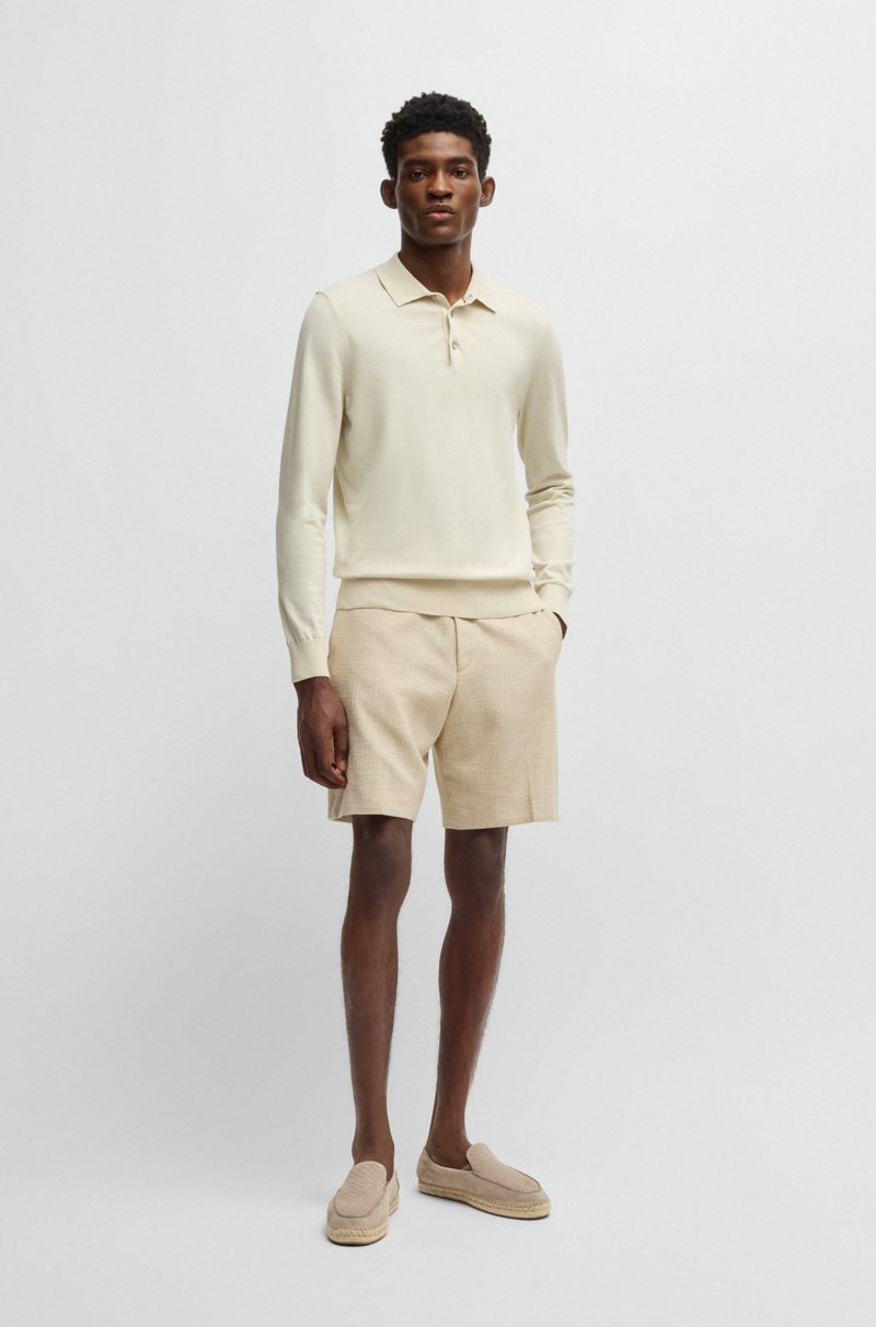 Hugo Boss Jersey estilo polo regular fit en punto de algodón Outlet