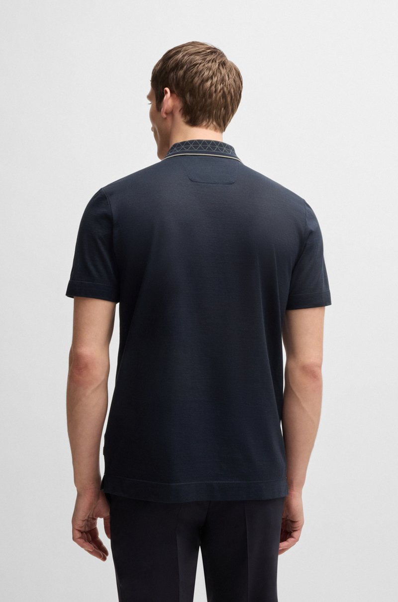 Hugo Boss Polo BOSS x ASTON MARTIN de algodón lino y seda Venta caliente