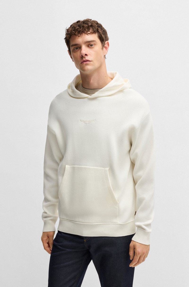 Hugo Boss Sudadera con capucha BOSS x ASTON MARTIN de algodón de alta torsión con logo bordado