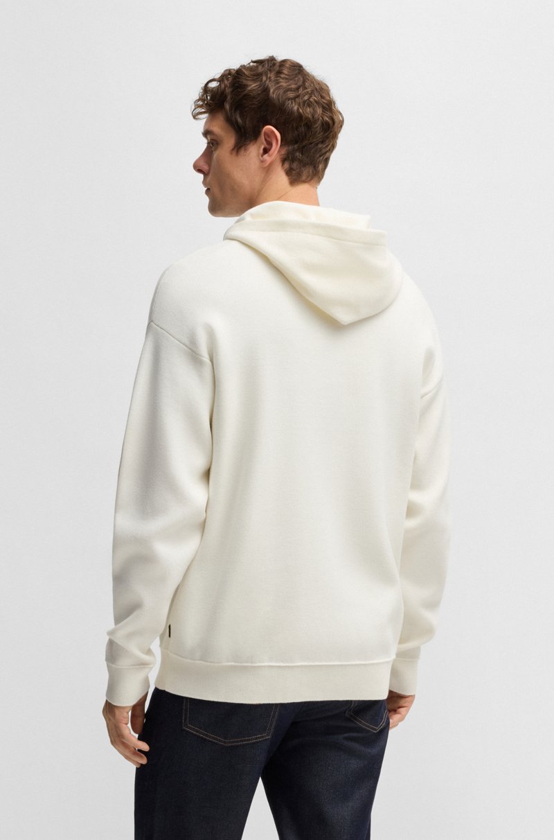 Hugo Boss Sudadera con capucha BOSS x ASTON MARTIN de algodón de alta torsión con logo bordado Rebajas de fábrica