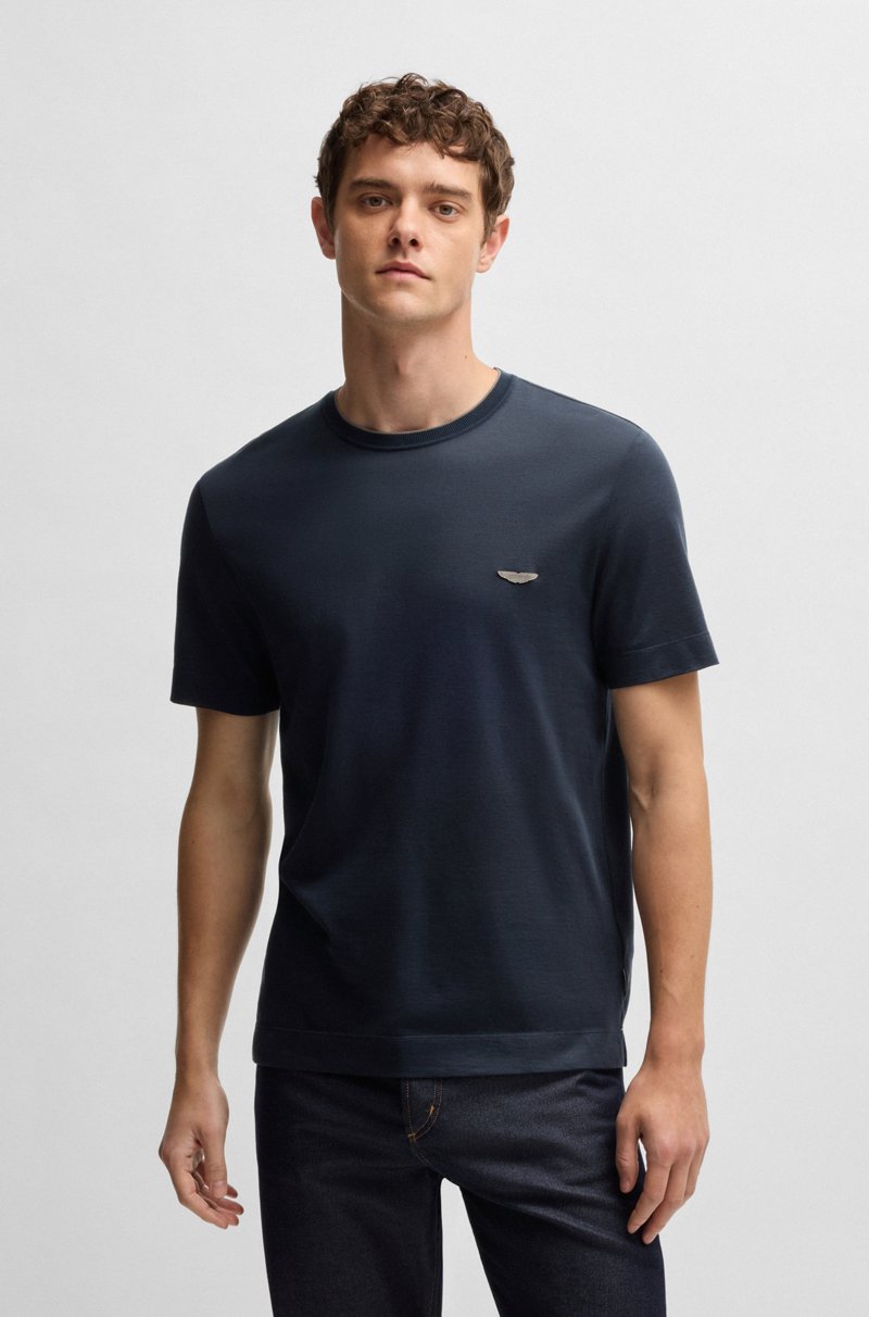 Hugo Boss Camiseta BOSS x ASTON MARTIN de algodón lino y seda Los más vendidos