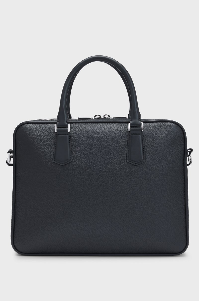 Hugo Boss Portadocumentos de piel italiana con detalles de la marca Tienda