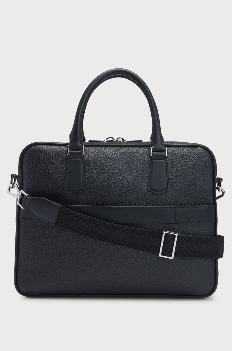 Hugo Boss Portadocumentos de piel italiana con detalles de la marca Tienda