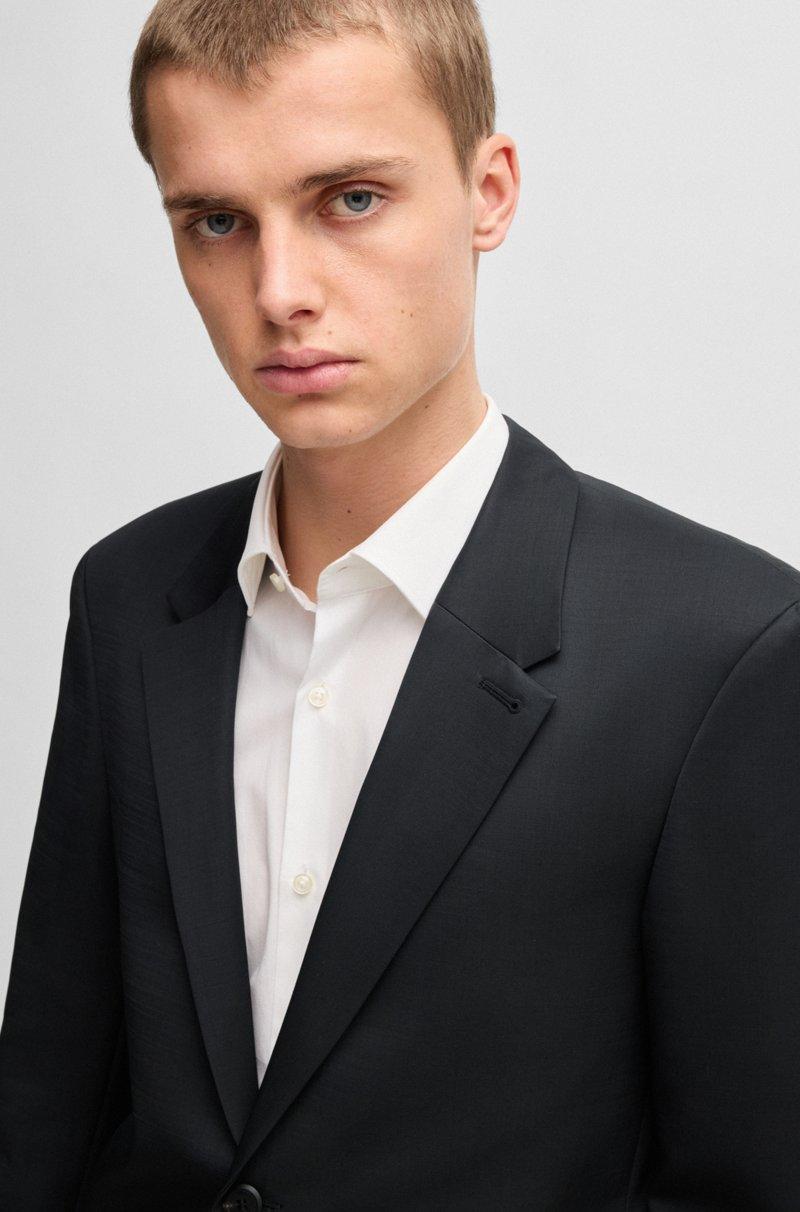 Hugo Boss Americana HUGO FORWARD slim fit en sarga de mezcla de lana Liquidación