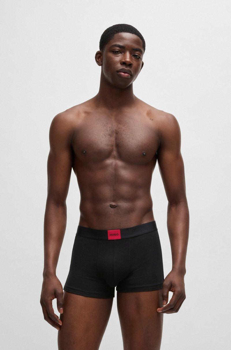 Hugo Boss Paquete de tres calzoncillos de algodón elástico con logos en la cintura Último día