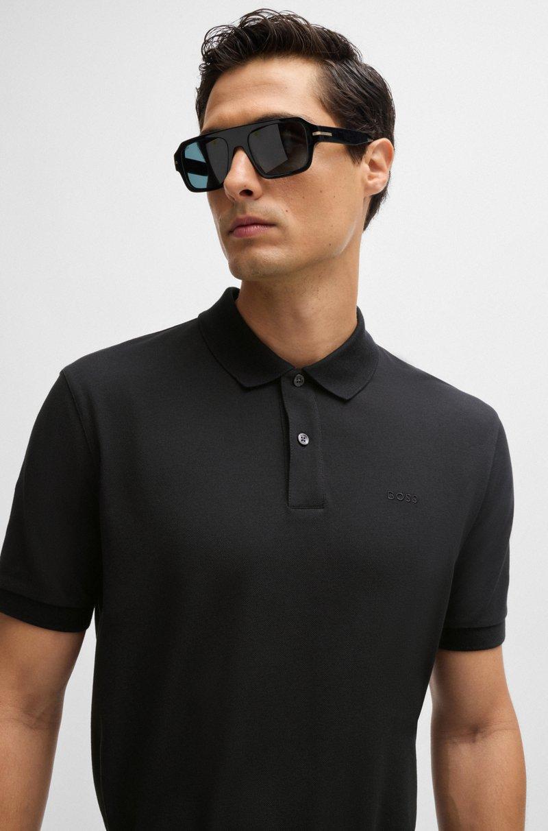 Hugo Boss Polo Pallas regular fit de algodón con logo bordado Oferta especial de fábrica