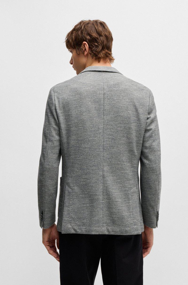 Hugo Boss Chaqueta regular fit de tejido elástico con microestampado Solo queda un día