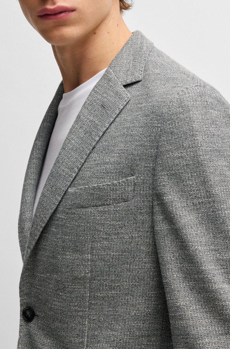 Hugo Boss Chaqueta regular fit de tejido elástico con microestampado Solo queda un día