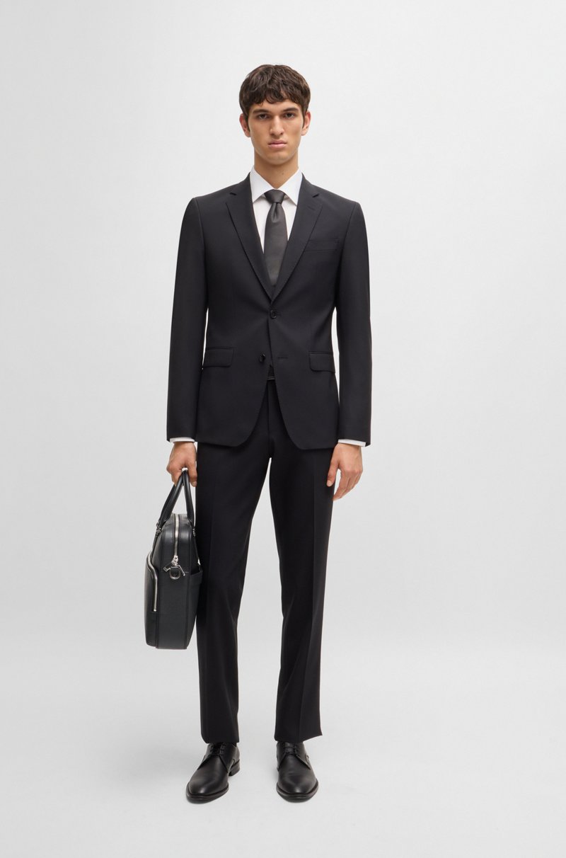 Hugo Boss Portadocumentos de piel italiana con logo grabado Limitado a 3 días