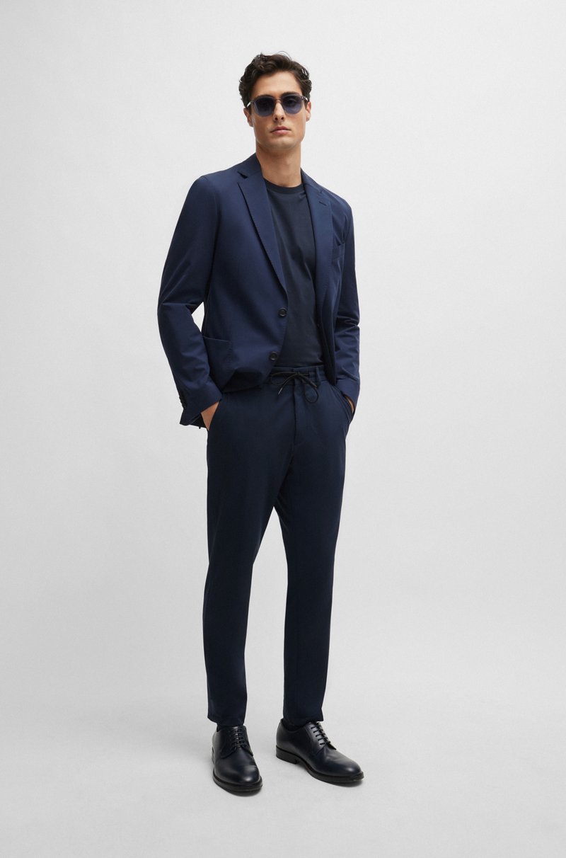 Hugo Boss Pantalones slim fit de punto técnico elástico Ahorra y exporta