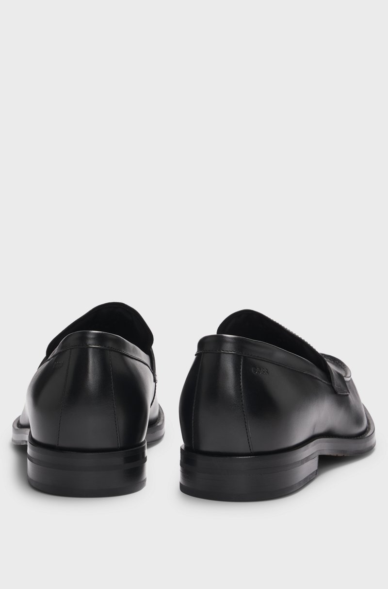 Hugo Boss Mocasines de antifaz slip-on Dressletic de piel Libre de impuestos