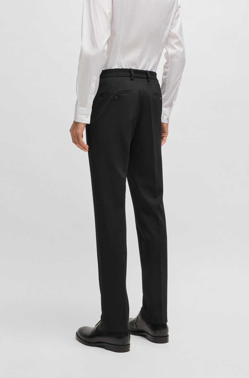 Hugo Boss Pantalones slim fit en tejido elástico lavable Última moda