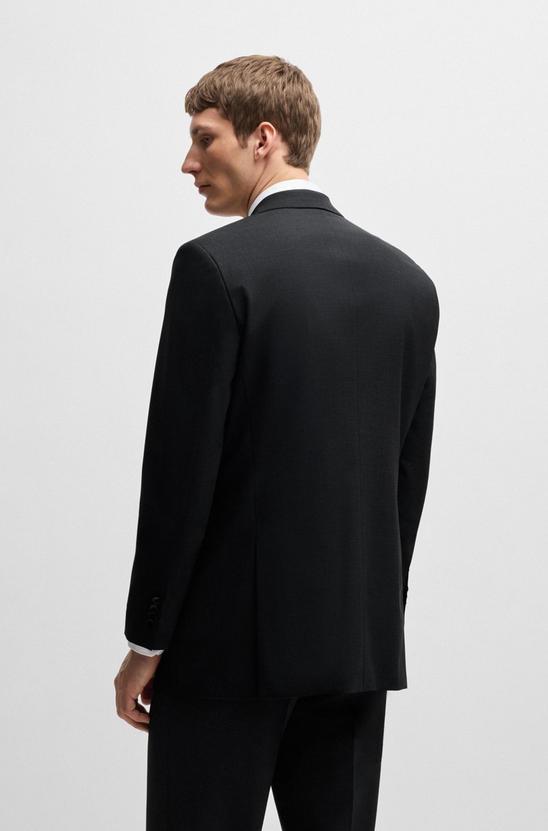 Hugo Boss Traje regular fit de lana virgen elástica Descuento por venta flash
