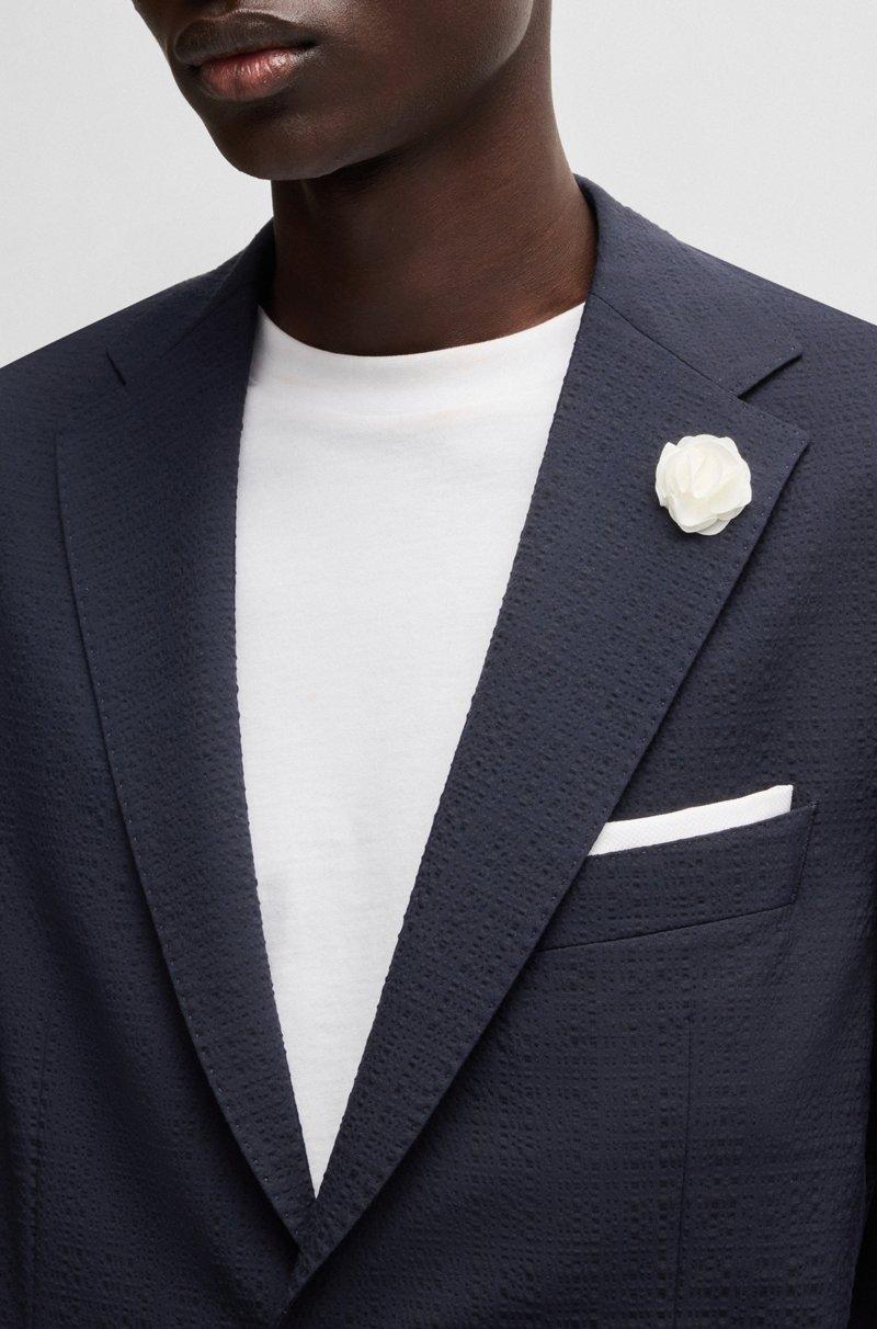 Hugo Boss Blazer slim fit de sirsaca elástica Ofertas de temporada