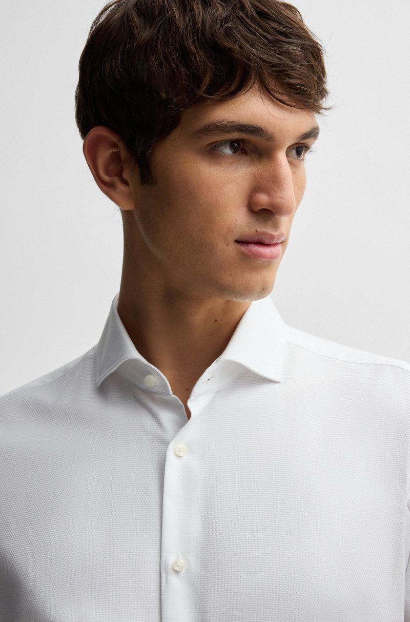 Hugo Boss Camisa regular fit de algodón estructurado Devoluciones gratuitas