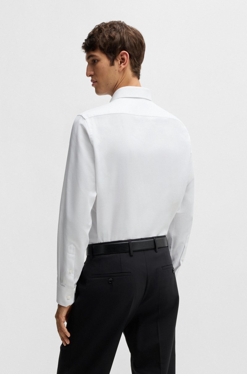 Hugo Boss Camisa regular fit de algodón estructurado Devoluciones gratuitas