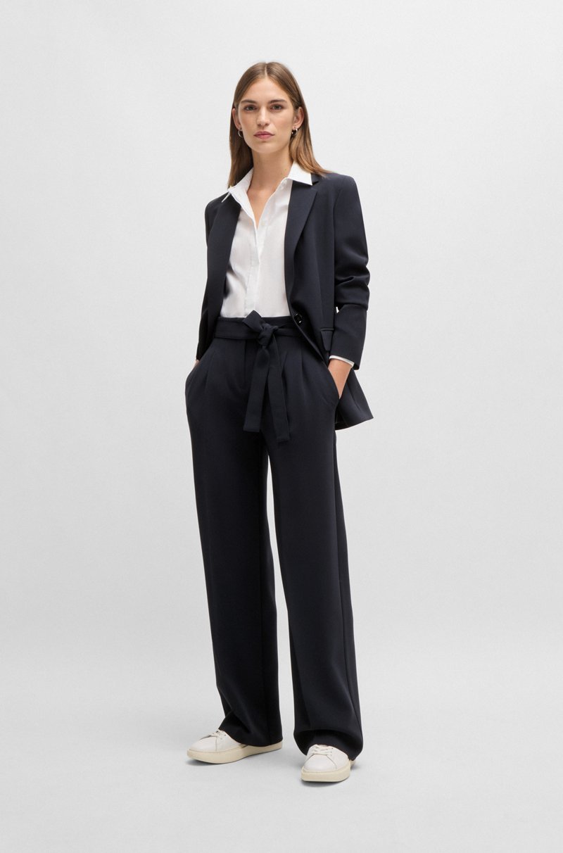 Hugo Boss Chaqueta regular fit en crepé resistente a las arrugas Gran oferta