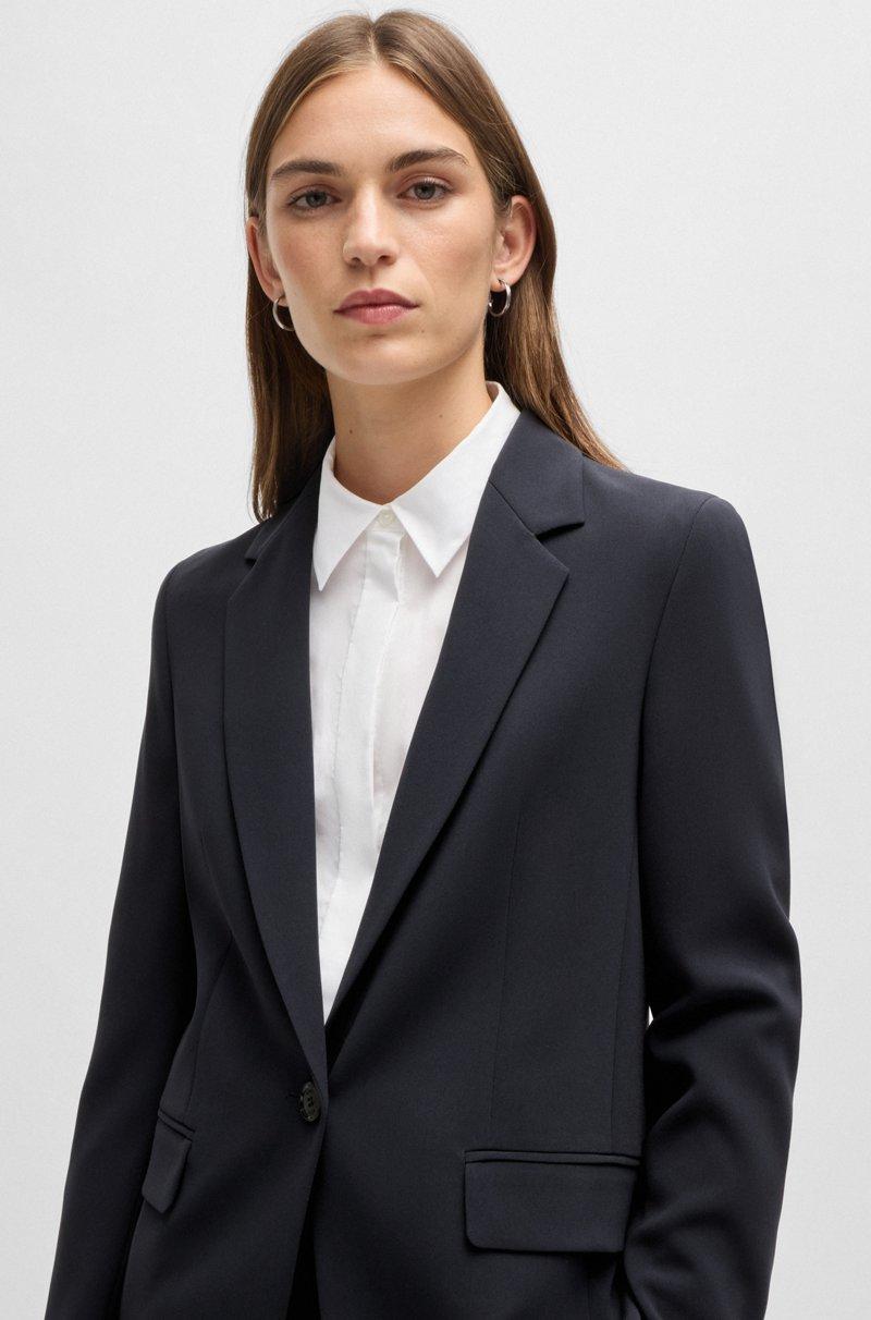 Hugo Boss Chaqueta regular fit en crepé resistente a las arrugas Gran oferta