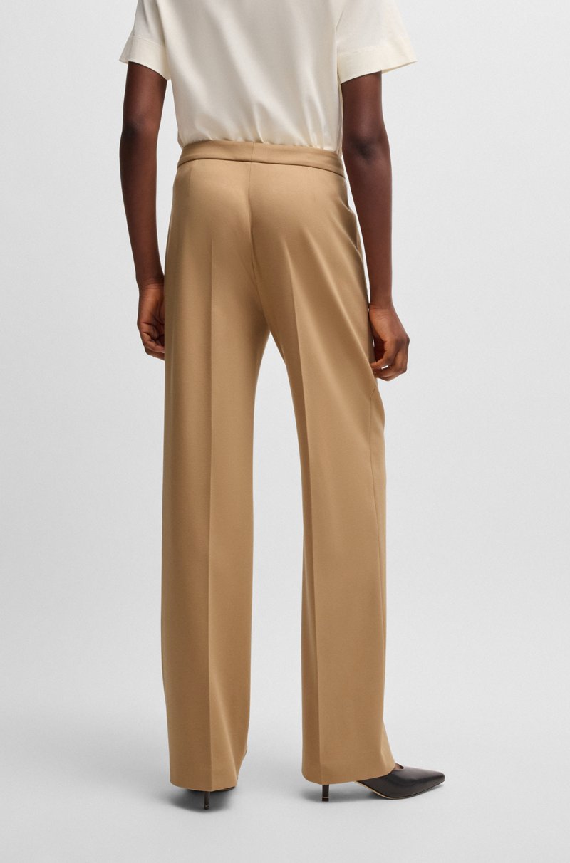 Hugo Boss Pantalones regular fit de tejido elástico con bolsillos con cremallera Oferta especial