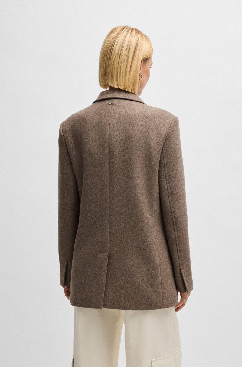 Hugo Boss Blazer oversize fit en mezcla de lana jaspeada ÚLTIMAS EDICIONES