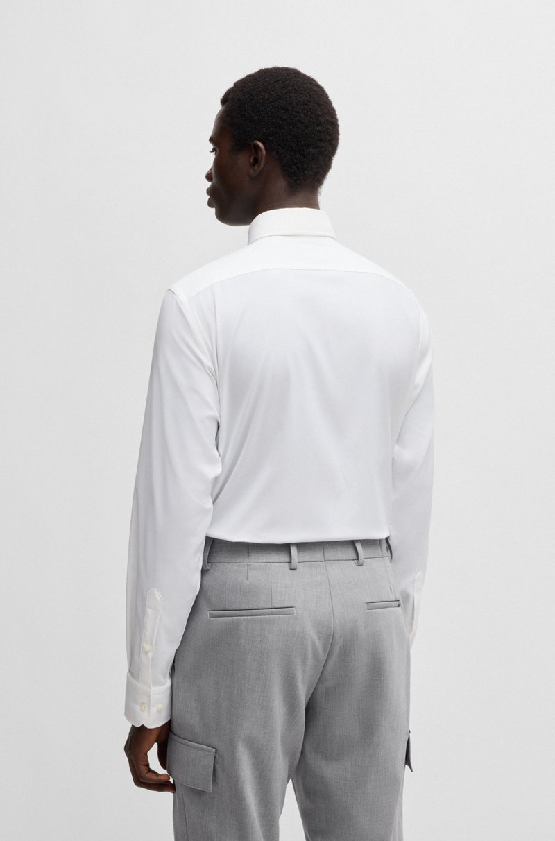 Hugo Boss Camisa regular fit de sarga elástica técnica Precio de fábrica