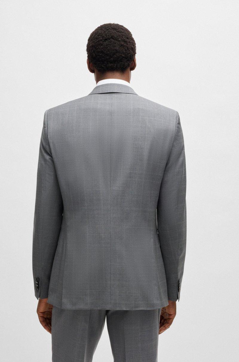 Hugo Boss Traje slim fit de lana virgen a cuadros Solo hoy
