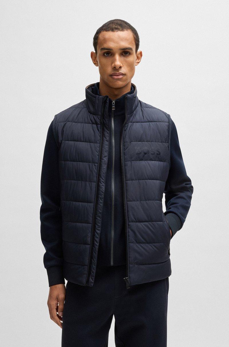 Hugo Boss Chaleco repelente al agua con logo tonal
