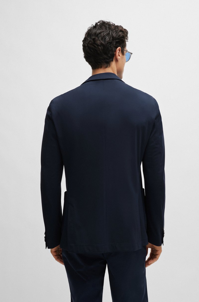 Hugo Boss Chaqueta slim fit en punto técnico elástico Grandes descuentos