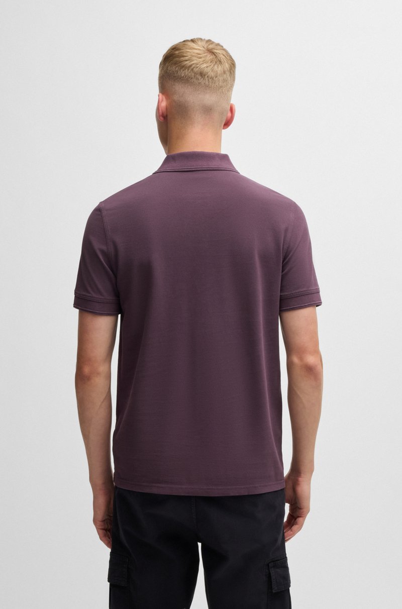 Hugo Boss Polo de piqué de algodón con logo estampado Precios de Black Friday