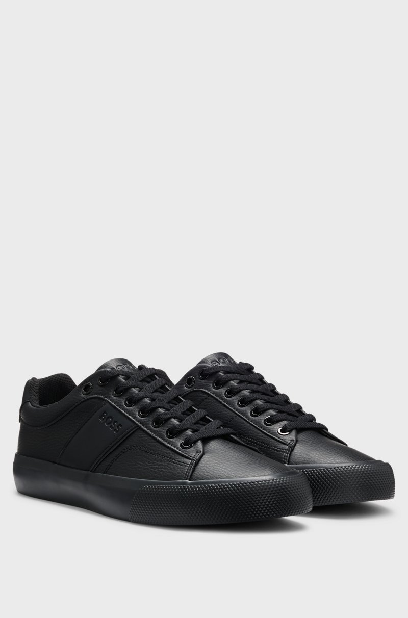 Hugo Boss Deportivas de piel sintética con texturas lisas y granuladas