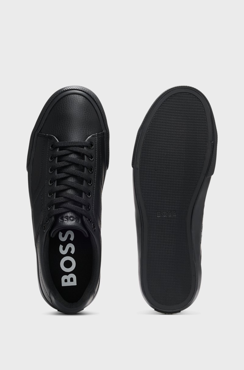 Hugo Boss Deportivas de piel sintética con texturas lisas y granuladas Ventas relámpago
