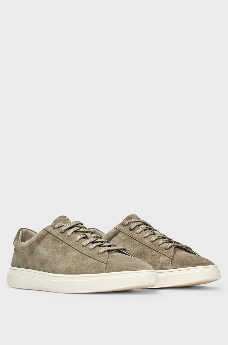 Hugo Boss Deportivas de ante con suela de goma