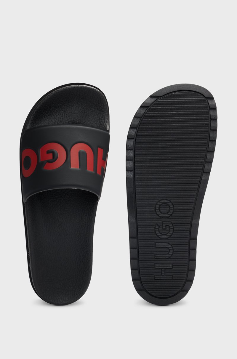 Hugo Boss Chanclas con logo en la tira Tienda