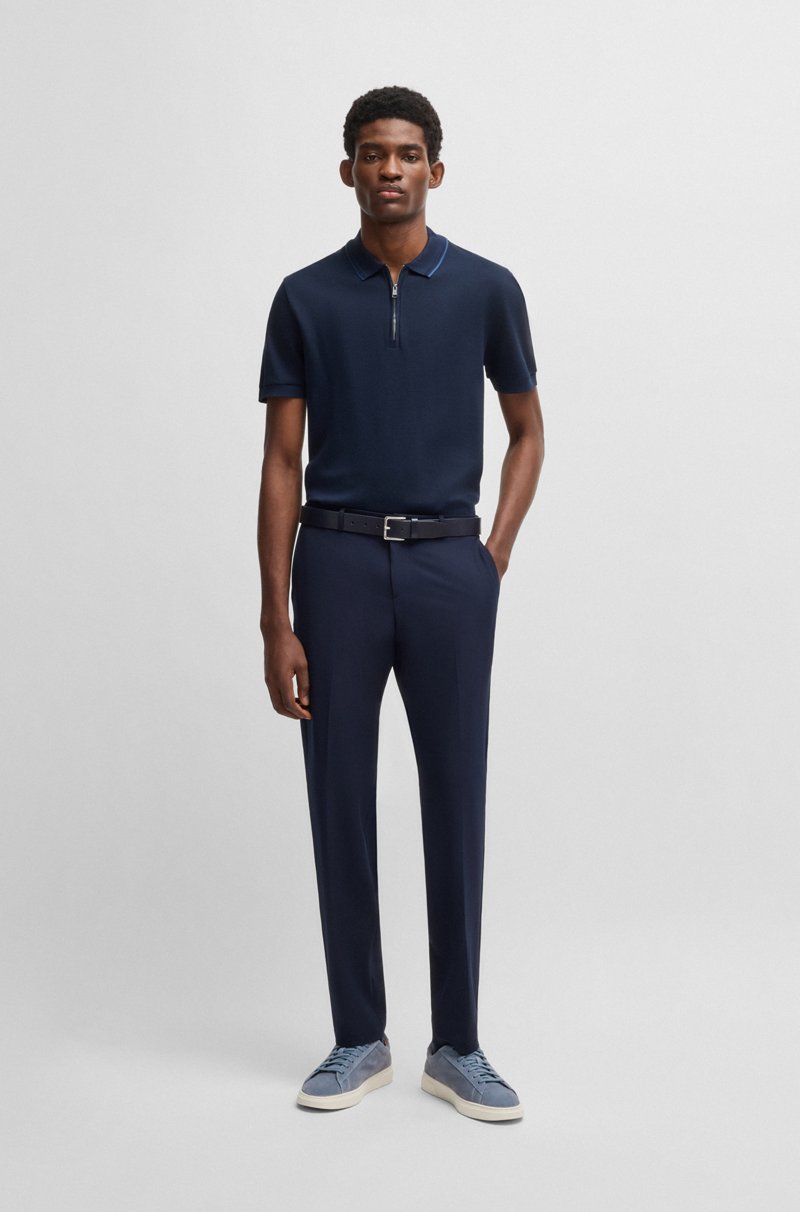 Hugo Boss Deportivas de ante con suela de goma Oferta especial