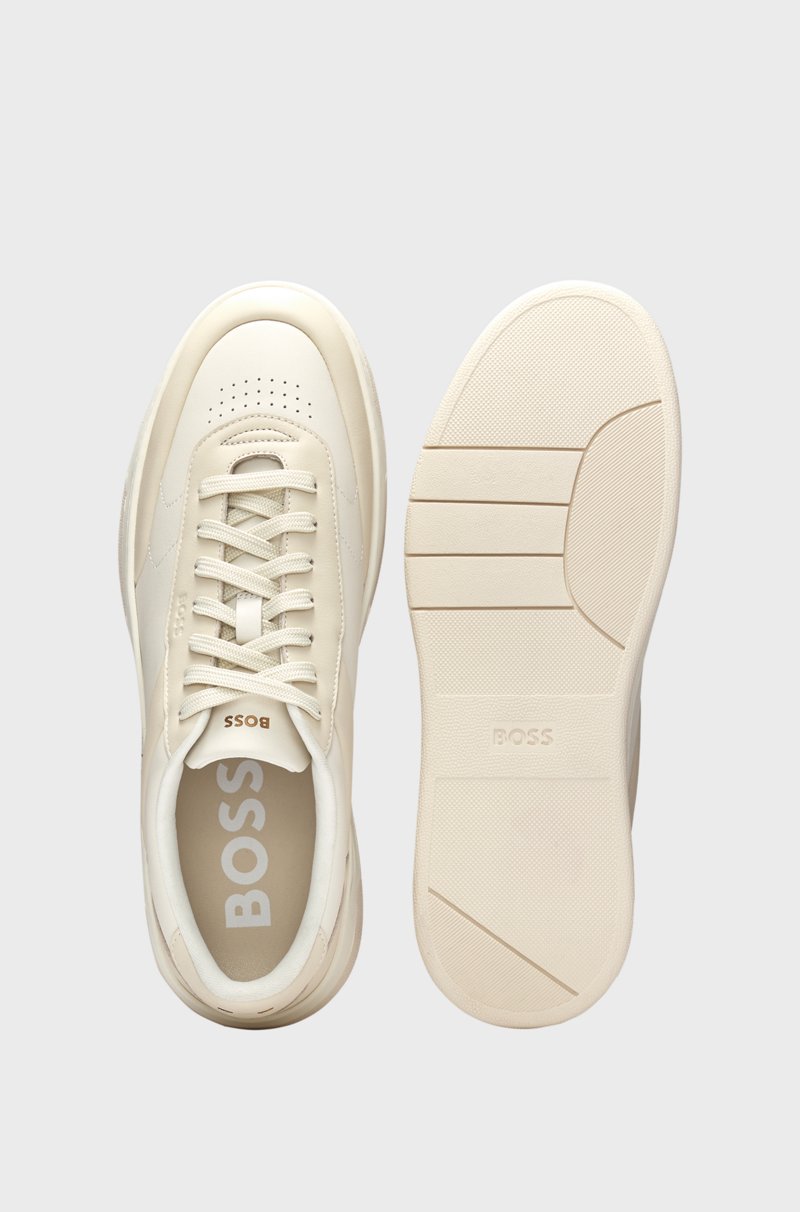 Hugo Boss Deportivas de estilo baloncesto en piel de dos tonos COMPRAR AHORA
